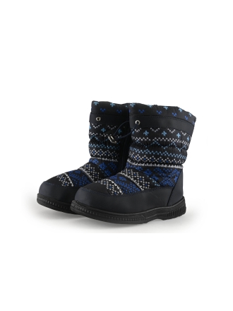 Snow fun Snowboots Blauw 334653
 Maat 34
 