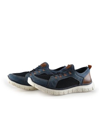 Rieker Veterschoenen Blauw 334798
 Maat 44
 
