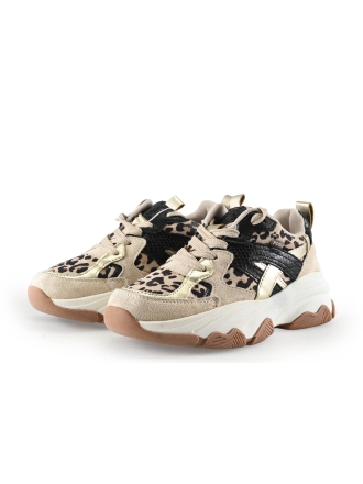 Poelman Sneakers Beige 335045
 Maat 33
 