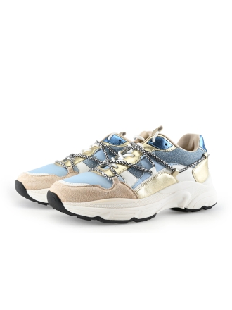 Poelman Sneakers Blauw 335144
 Maat 44
 