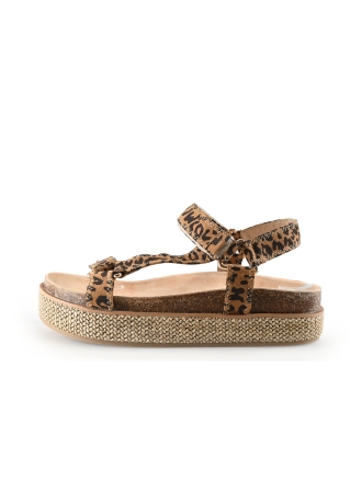 Poelman Espadrilles Bruin 335156
 Maat 38
 