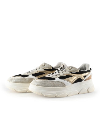 Poelman Sneakers Beige 335417
 Maat 40
 