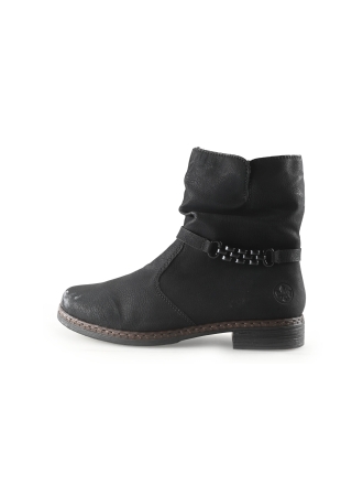 Rieker Enkellaarzen Zwart 335565
 Maat 42
 