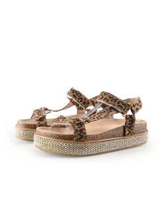 Poelman Espadrilles Bruin 335647
 Maat 38
 