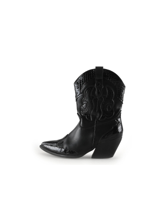 Ann Rocks Cowboy laarzen Zwart 335967
 Maat 38
 