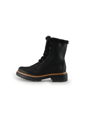 Rieker Veterboots Zwart 336218
 Maat 40
 
