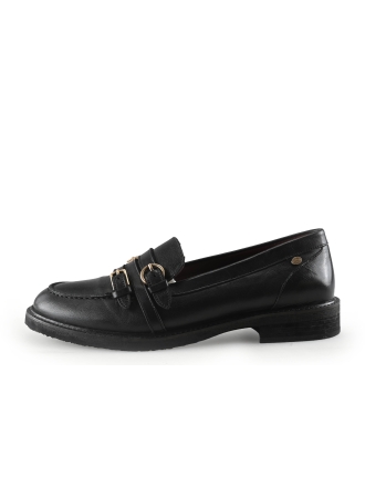 Fred de La Bretoniere Loafers Zwart 336403
 Maat 41
 