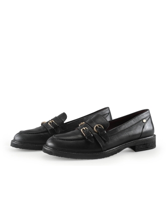 Fred de La Bretoniere Loafers Zwart 336403
 Maat 41
 