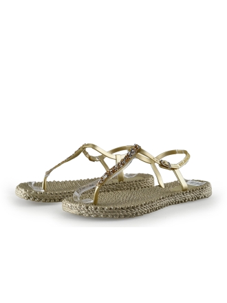 Ilse Jacobsen Sandalen Goud 336421
 Maat 40
 
