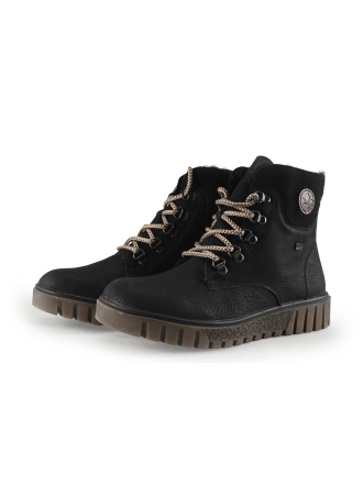 Rieker Veterboots Zwart 336758
 Maat 38
 