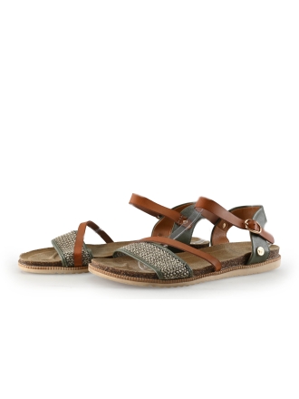 Mustang Sandalen Groen 336788
 Maat 41
 