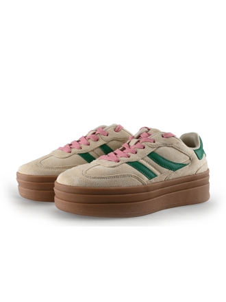 Poelman Sneakers Beige 336853
 Maat 37
 