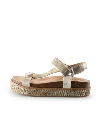 Poelman Sandalen Beige 336867
 Maat 39
 