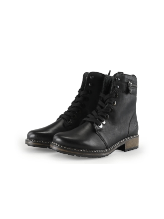Rieker Veterboots Zwart 336951
 Maat 37
 