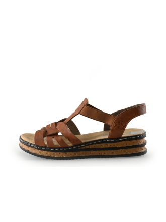 Rieker Sandalen Cognac 337037
 Maat 39
 