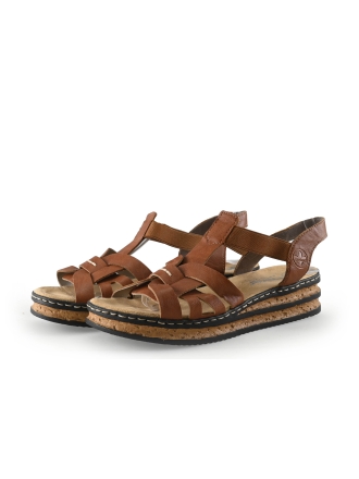 Rieker Sandalen Cognac 337037
 Maat 39
 