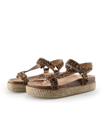 Poelman Espadrilles Bruin 337149
 Maat 39
 