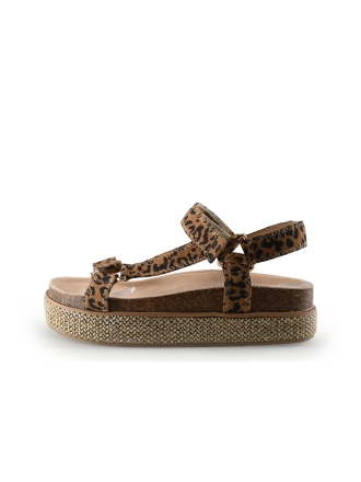 Poelman Espadrilles Bruin 337281
 Maat 38
 