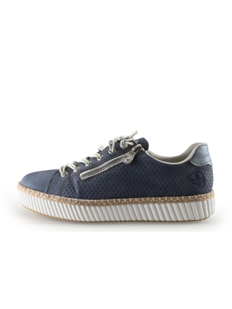 Rieker Sneakers Blauw 337319
 Maat 38
 