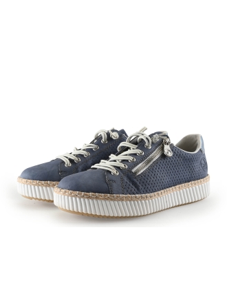 Rieker Sneakers Blauw 337319
 Maat 38
 
