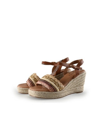 Lisa & Jo Sandalen Beige 337435
 Maat 38
 