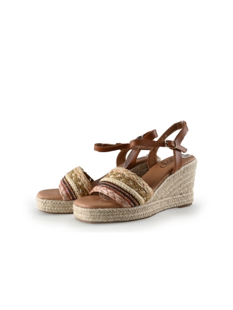 Lisa & Jo Sandalen Beige 337436
 Maat 38
 