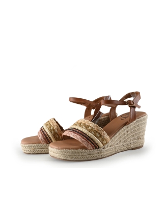 Lisa & Jo Sandalen Beige 337438
 Maat 41
 