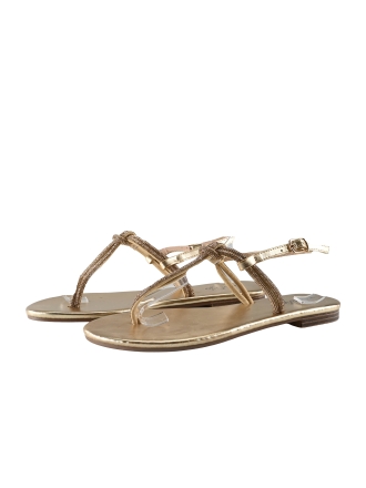 Mia & Jo Sandalen Goud 337444
 Maat 39
 