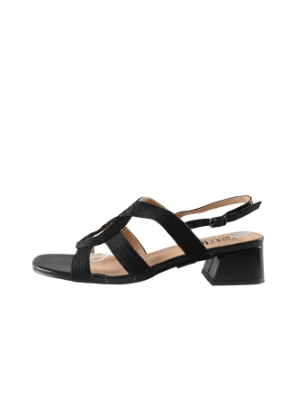 Lisa & Jo Sandalen Zwart 337549
 Maat 40
 