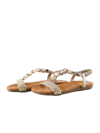 DSTRCT Sandalen Goud 337595
 Maat 38
 