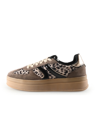 Poelman Sneakers Bruin 337632
 Maat 42
 