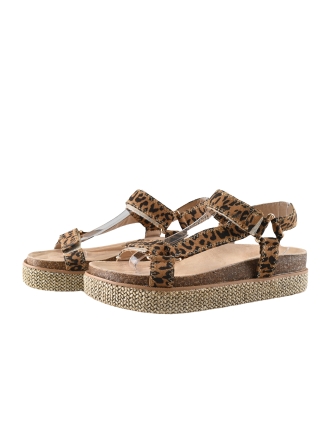 Poelman Espadrilles Bruin 337746
 Maat 39
 