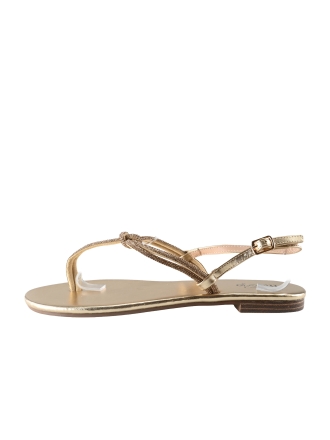 Mia & Jo Sandalen Goud 337759
 Maat 40
 
