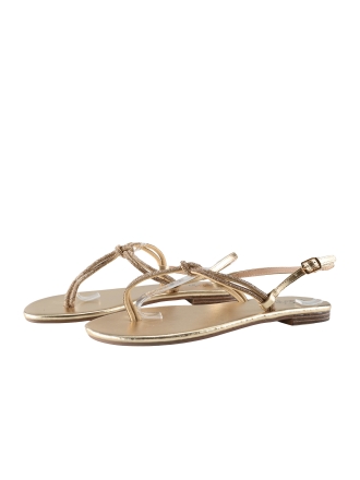 Mia & Jo Sandalen Goud 337759
 Maat 40
 