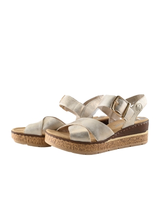 Rieker Sandalen Goud 337883
 Maat 39
 