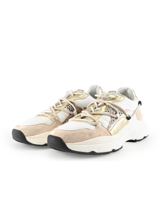 Poelman Sneakers Beige 337907
 Maat 42
 