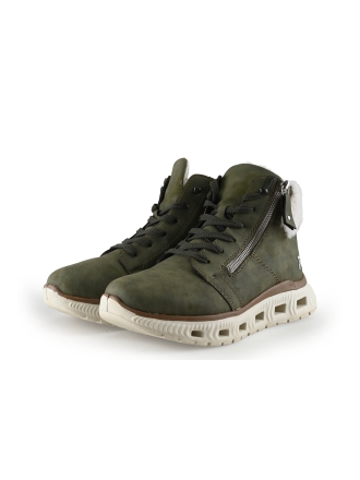 Rieker Hoge sneakers Groen 338205
 Maat 39
 