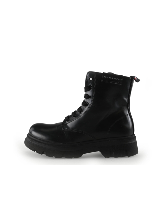 Tommy Hilfiger Veterboots Zwart 338343
 Maat 34
 