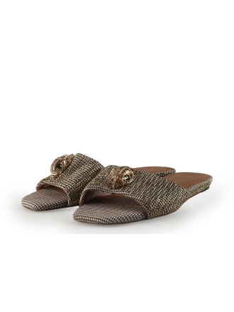 Kurt Geiger Slippers Zilver 338373
 Maat 38
 