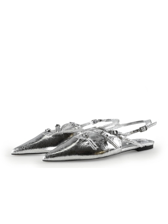 Steve Madden Slingbacks Zilver 338428
 Maat 37
 
