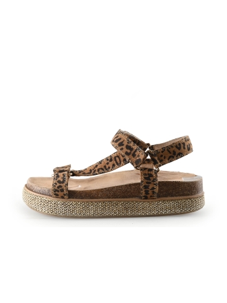 Poelman Espadrilles Bruin 338781
 Maat 41
 
