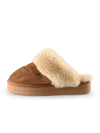 Warmbat Australia Pantoffels Cognac 339048
 Maat 43
 