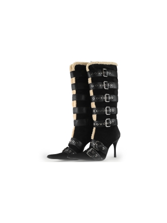 Jeffrey Campbell Laarzen Zwart 339278
 Maat 38
 
