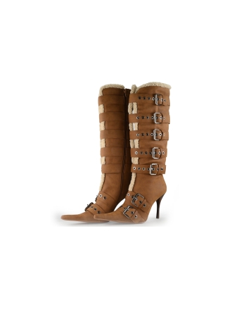 Jeffrey Campbell Laarzen Bruin 339287
 Maat 39
 