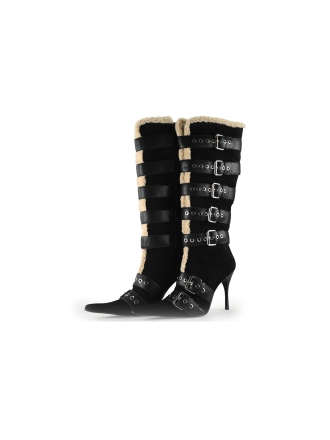 Fuchsia Boots Laarzen Zwart 339302
 Maat 40
 