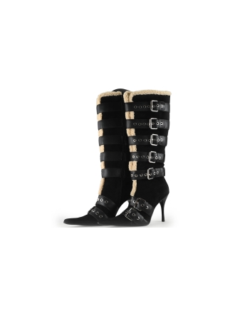 Fuchsia Boots Laarzen Zwart 339311
 Maat 37
 