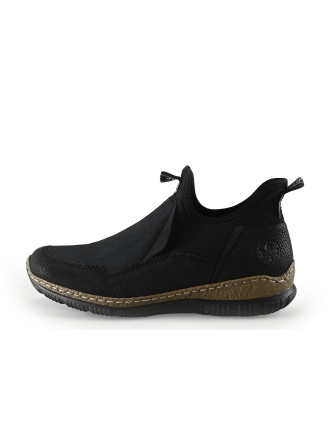 Rieker Instappers Zwart 339394
 Maat 39
 