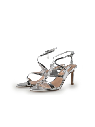 Steve Madden Sandalen Zilver 339506
 Maat 37
 