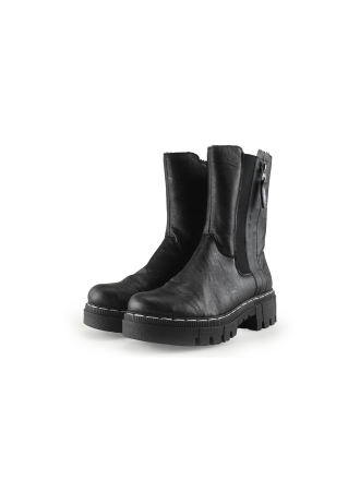 Rieker Chelsea boots Zwart 339701
 Maat 39
 