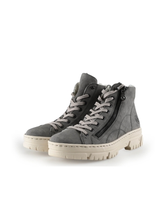 Rieker Veterboots Grijs 339733
 Maat 38
 